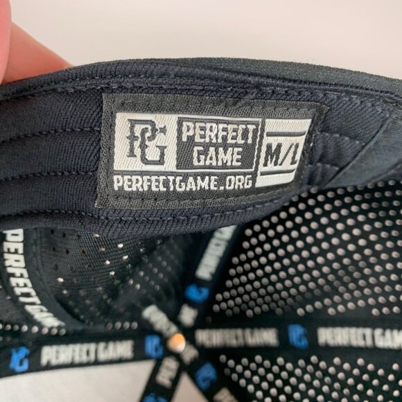 Perfect Game Black Armed Forces Stretch Fitted Hat Mens M/L - Picture 5 of 5